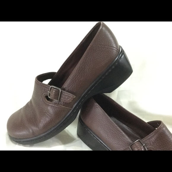 Clarks Loafers 7.5 Slip on Wedge Shoes - Picture 1 of 8